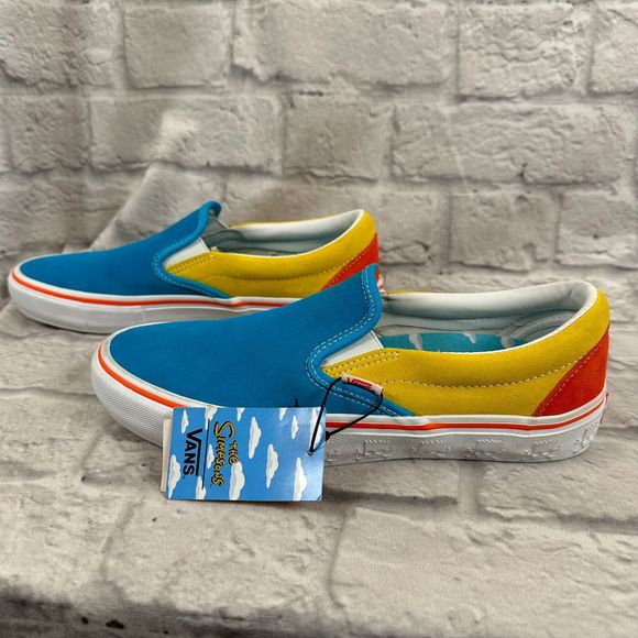 Vans Homer Simpsons Slip-Ons Pro Mens Shoes Size 9.5 New w/ Tag Bart Colorblock main image 4